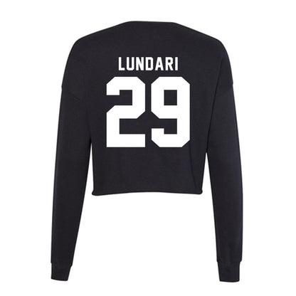 Siena - NCAA Baseball : Ryan Lundari - Women's Cropped Crew Fleece-1