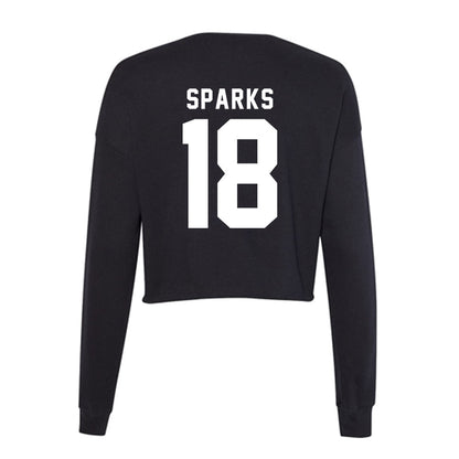 Siena - NCAA Baseball : Jake Sparks - Women's Cropped Crew Fleece-1