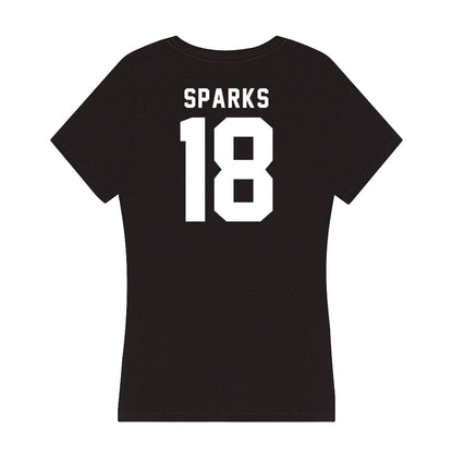Siena - NCAA Baseball : Jake Sparks - Women's V-Neck T-Shirt-1