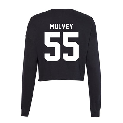 Siena - NCAA Men's Basketball : Riley Mulvey - Women's Cropped Crew Fleece-1