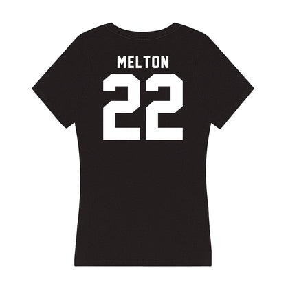 Siena - NCAA Softball : Lauren Melton - Women's V-Neck T-Shirt-1