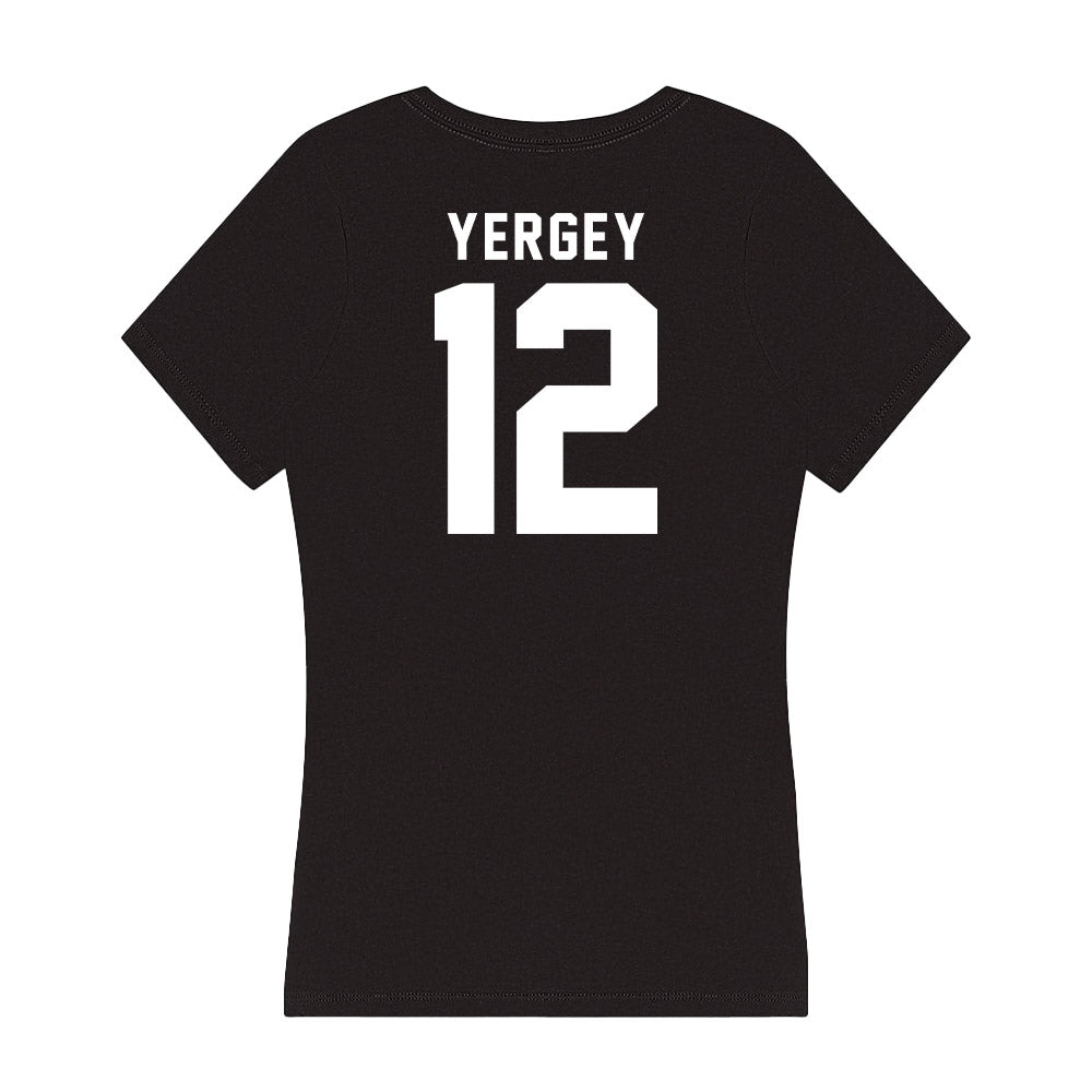 Siena - NCAA Women's Basketball : Alden Yergey - Women's V-Neck T-Shirt-1