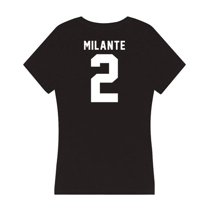 Siena - NCAA Softball : Ella Milante - Women's V-Neck T-Shirt-1