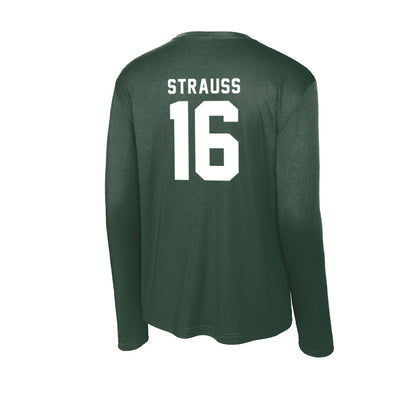 Siena - NCAA Softball : Jordan Strauss - Activewear Long Sleeve T-Shirt-1