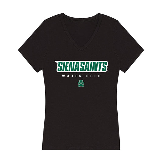 Siena - NCAA Women's Water Polo : Sienna Hoff - Women's V-Neck T-Shirt-0
