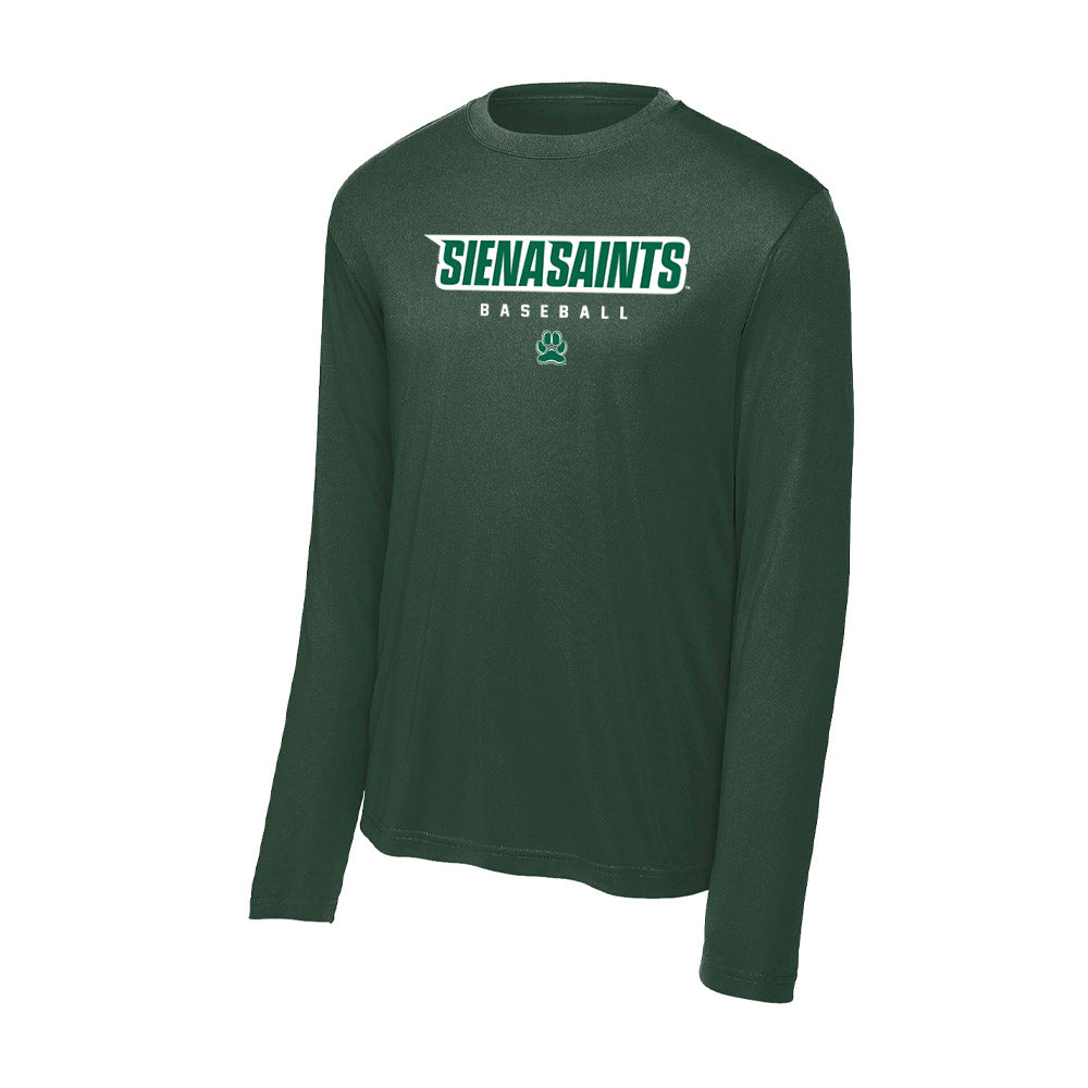 Siena - NCAA Baseball : Joe D'Elia - Activewear Long Sleeve T-Shirt