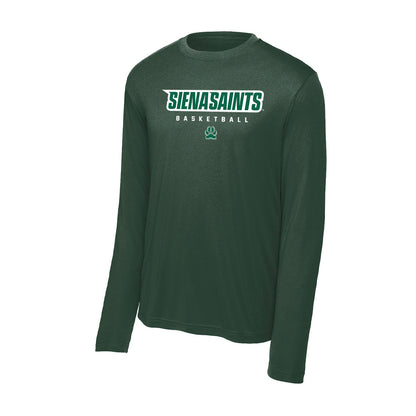 Siena - NCAA Men's Basketball : Justice Shoats - Activewear Long Sleeve T-Shirt