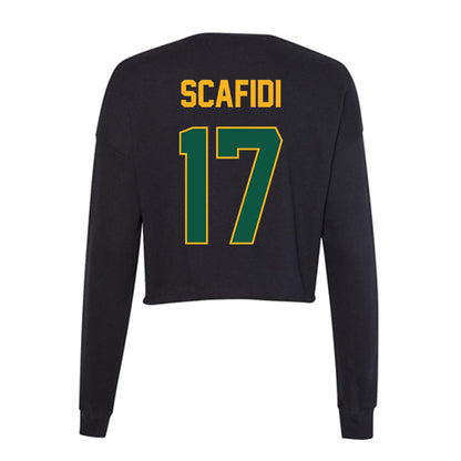 William & Mary - NCAA Baseball : Witt Scafidi - Women's Cropped Crew Fleece-1