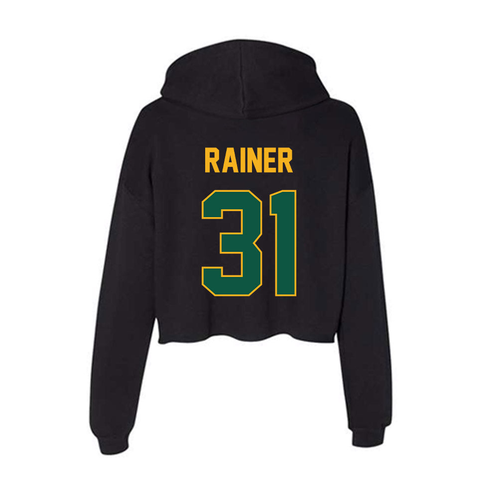 William & Mary - NCAA Football : Elijah Rainer - Women's Crop Fleece Hoodie-1