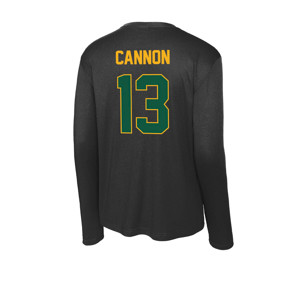 William & Mary - NCAA Football : Trevon Cannon - Activewear Long Sleeve T-Shirt-1