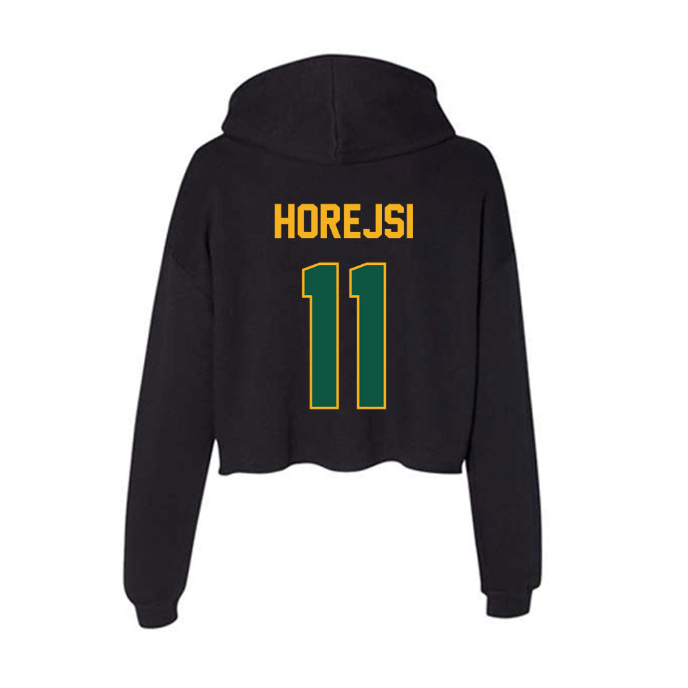 William & Mary - NCAA Women's Volleyball : Avery Horejsi - Women's Crop Fleece Hoodie-1