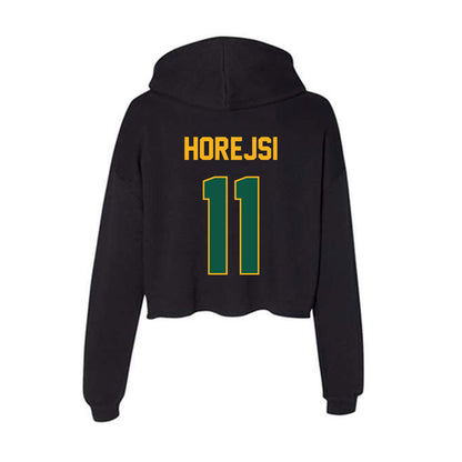 William & Mary - NCAA Women's Volleyball : Avery Horejsi - Women's Crop Fleece Hoodie-1