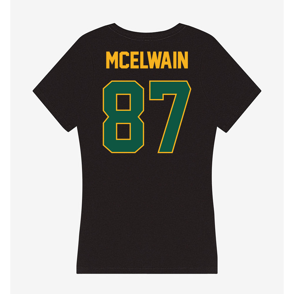 William & Mary - NCAA Football : Sean McElwain - Women's V-Neck T-Shirt-1
