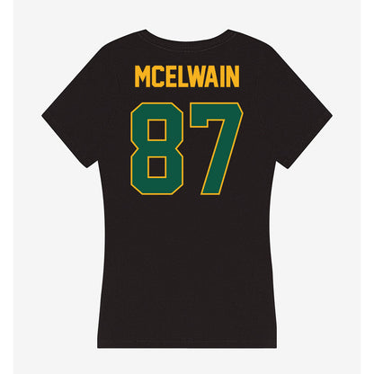 William & Mary - NCAA Football : Sean McElwain - Women's V-Neck T-Shirt-1