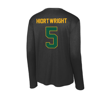 William & Mary - NCAA Men's Soccer : Noah Hiort-Wright - Activewear Long Sleeve T-Shirt-1