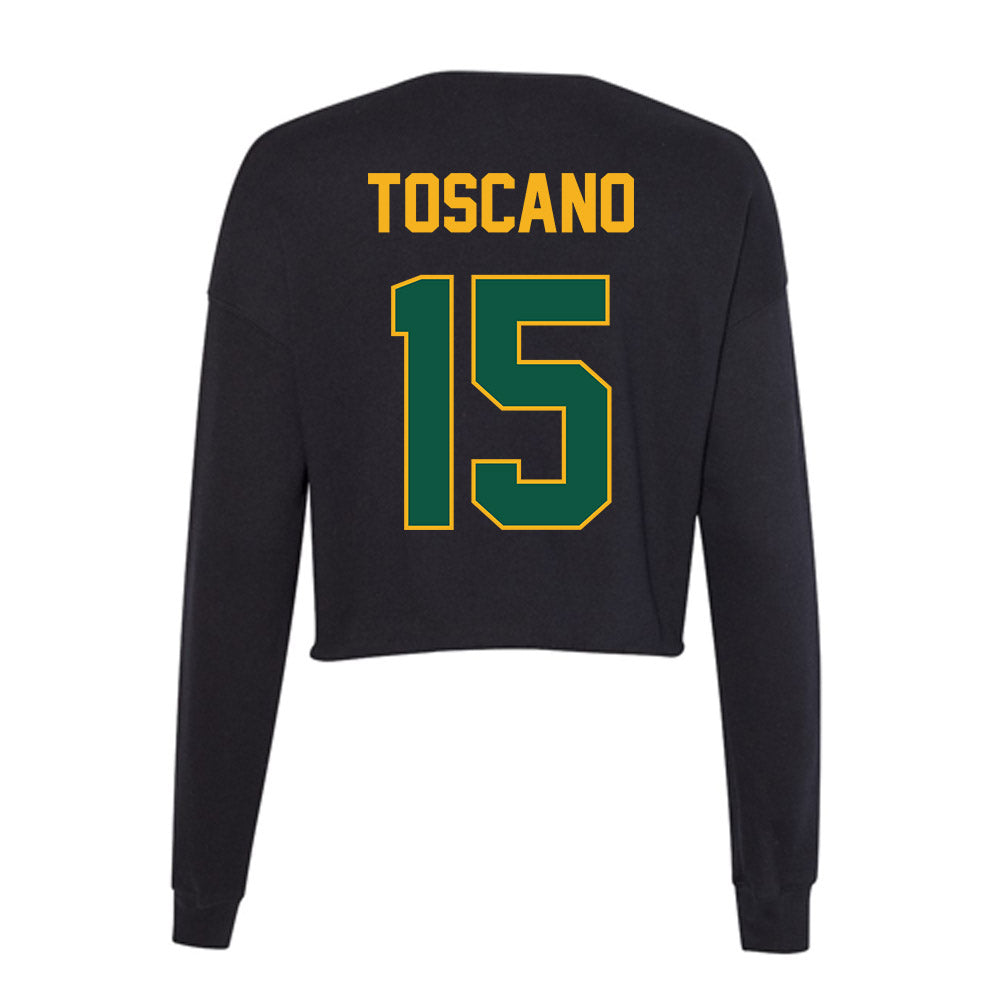 William & Mary - NCAA Football : Jack Toscano - Women's Cropped Crew Fleece-1