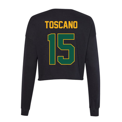 William & Mary - NCAA Football : Jack Toscano - Women's Cropped Crew Fleece-1