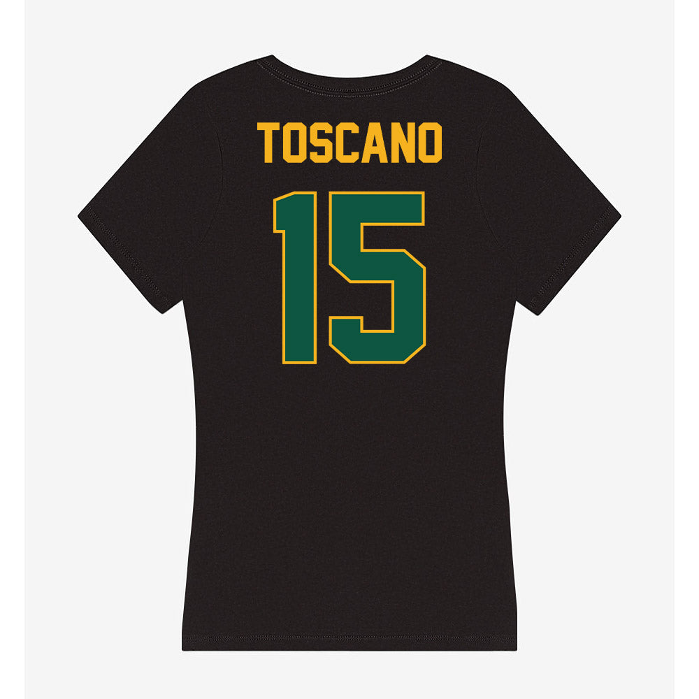 William & Mary - NCAA Football : Jack Toscano - Women's V-Neck T-Shirt-1