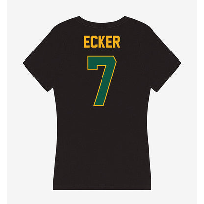William & Mary - NCAA Baseball : Chase Ecker - Women's V-Neck T-Shirt-1