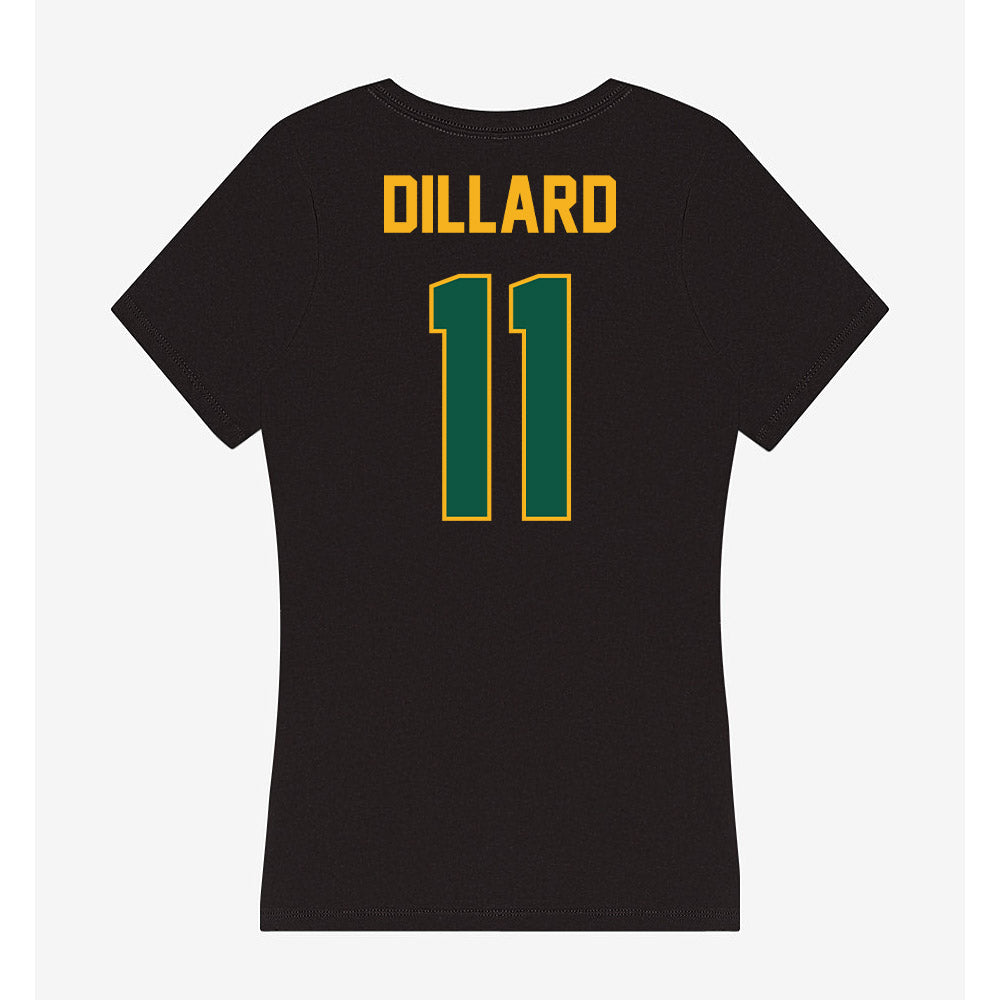 William & Mary - NCAA Football : Xavier Dillard - Women's V-Neck T-Shirt-1