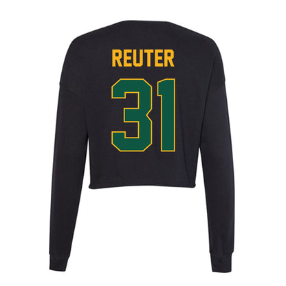 William & Mary - NCAA Football : Jack Reuter - Women's Cropped Crew Fleece-1