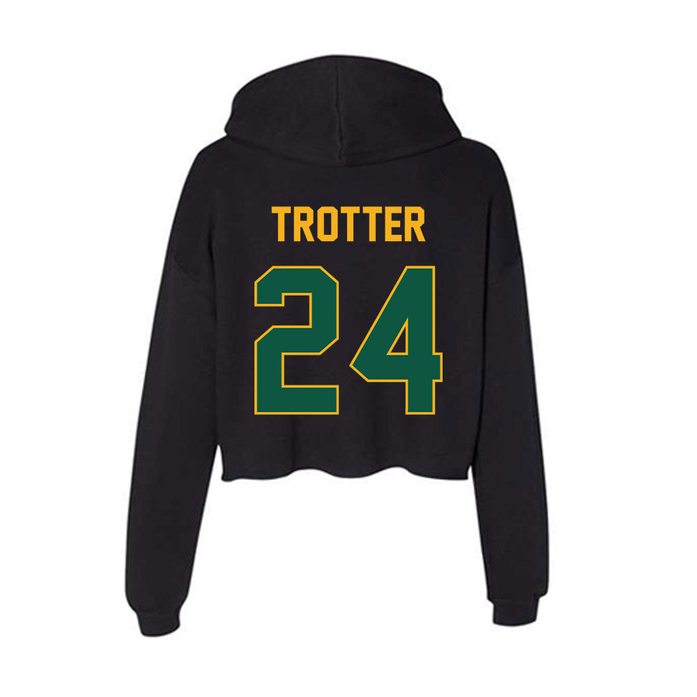 William & Mary - NCAA Football : Cayden Trotter - Women's Crop Fleece Hoodie-1
