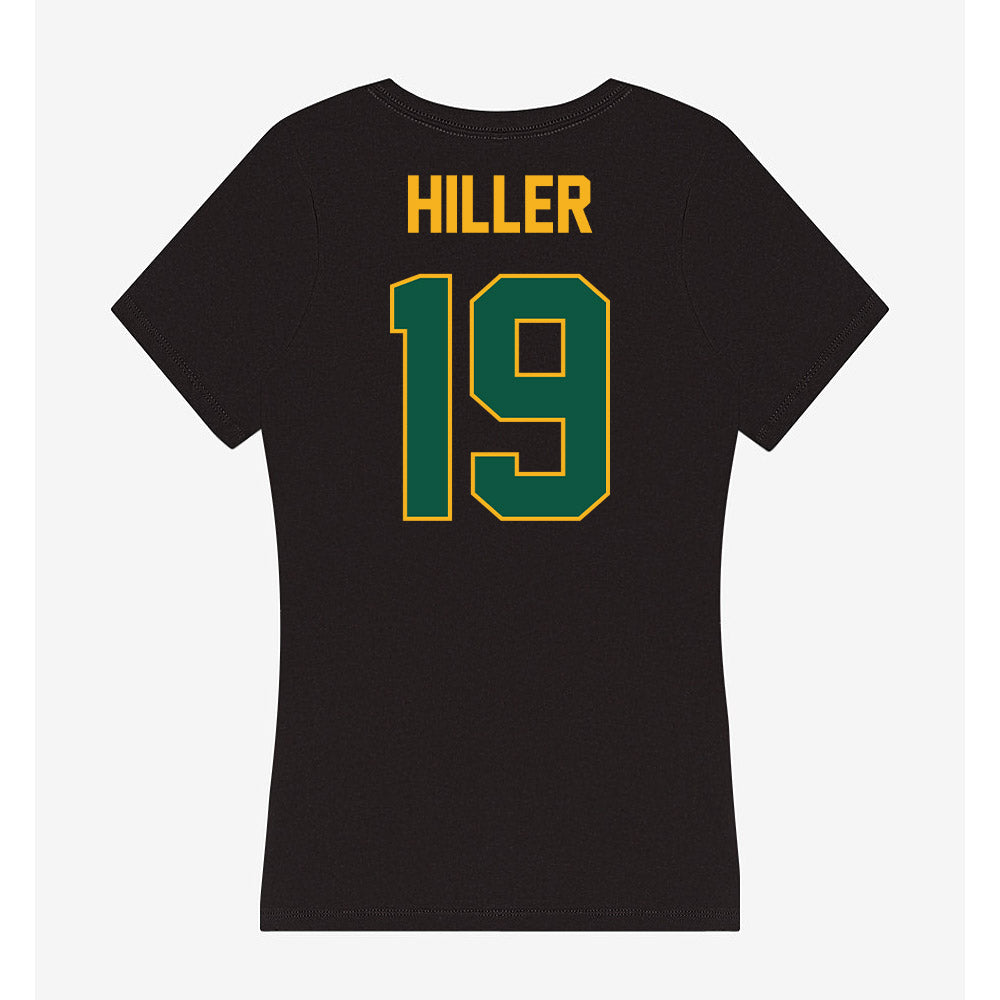 William & Mary - NCAA Football : Justin Hiller - Women's V-Neck T-Shirt-1