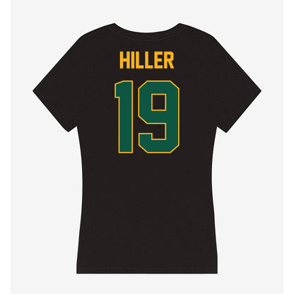 William & Mary - NCAA Football : Justin Hiller - Women's V-Neck T-Shirt-1