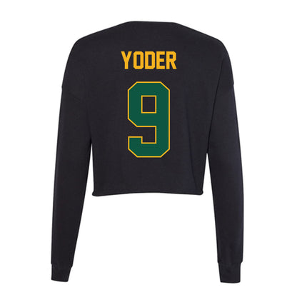William & Mary - NCAA Football : Bronson Yoder - Women's Cropped Crew Fleece-1