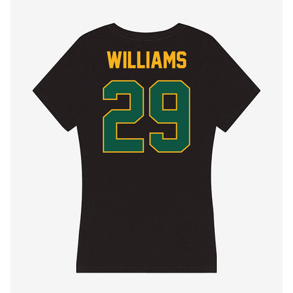 William & Mary - NCAA Football : Elijah Williams - Women's V-Neck T-Shirt-1