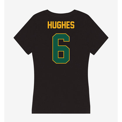 William & Mary - NCAA Football : Tyler Hughes - Women's V-Neck T-Shirt-1