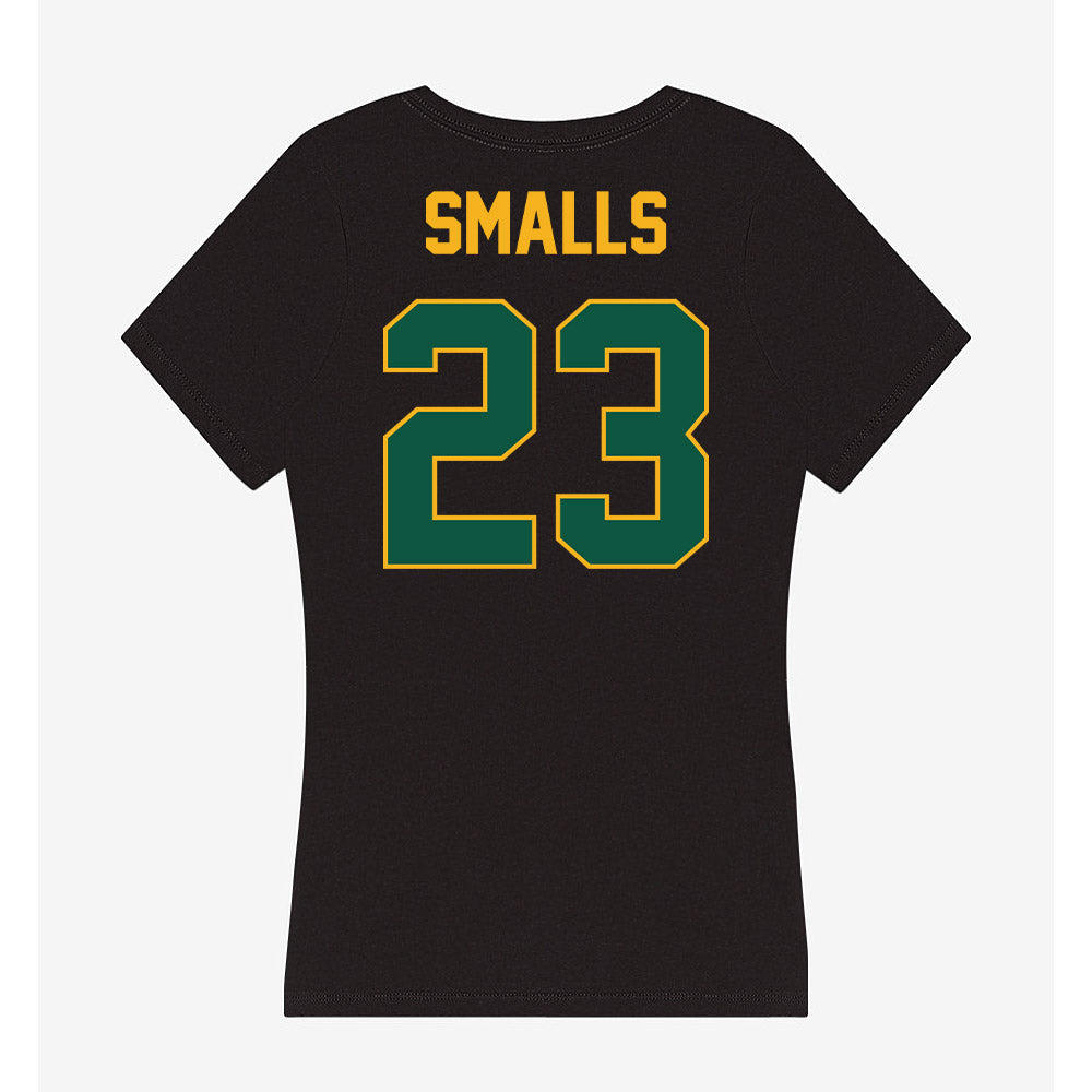 William & Mary - NCAA Football : Brayden Smalls - Women's V-Neck T-Shirt-1