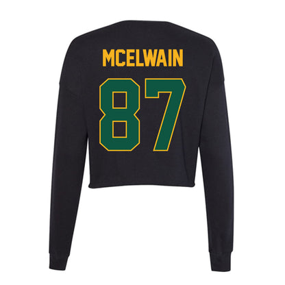 William & Mary - NCAA Football : Sean McElwain - Women's Cropped Crew Fleece-1