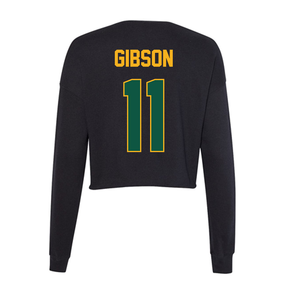 William & Mary - NCAA Women's Basketball : Aislinn Gibson - Women's Cropped Crew Fleece-1