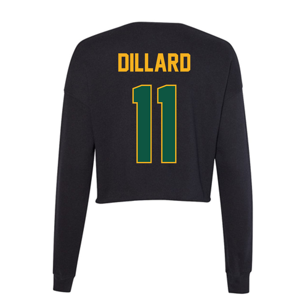 William & Mary - NCAA Football : Xavier Dillard - Women's Cropped Crew Fleece-1