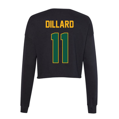 William & Mary - NCAA Football : Xavier Dillard - Women's Cropped Crew Fleece-1