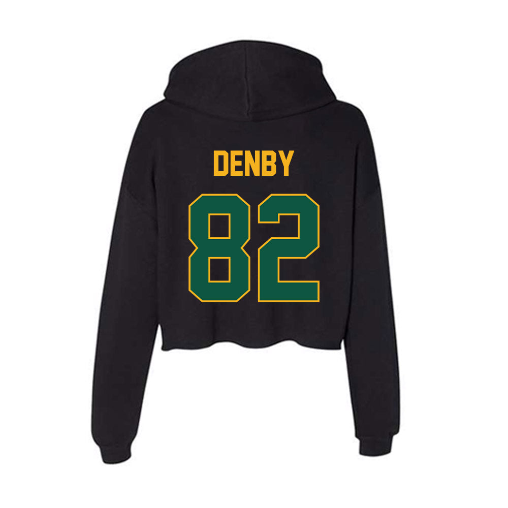 William & Mary - NCAA Football : Benny Denby - Women's Crop Fleece Hoodie-1