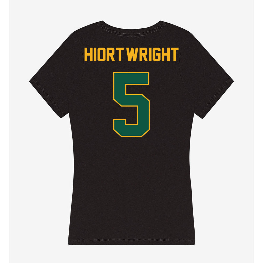 William & Mary - NCAA Men's Soccer : Noah Hiort-Wright - Women's V-Neck T-Shirt-1