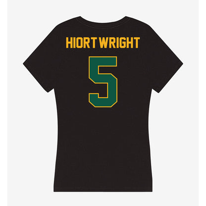 William & Mary - NCAA Men's Soccer : Noah Hiort-Wright - Women's V-Neck T-Shirt-1