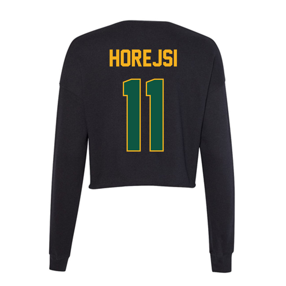 William & Mary - NCAA Women's Volleyball : Avery Horejsi - Women's Cropped Crew Fleece-1