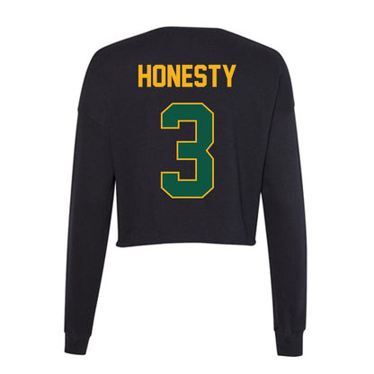 William & Mary - NCAA Football : Alfred Honesty - Women's Cropped Crew Fleece-1