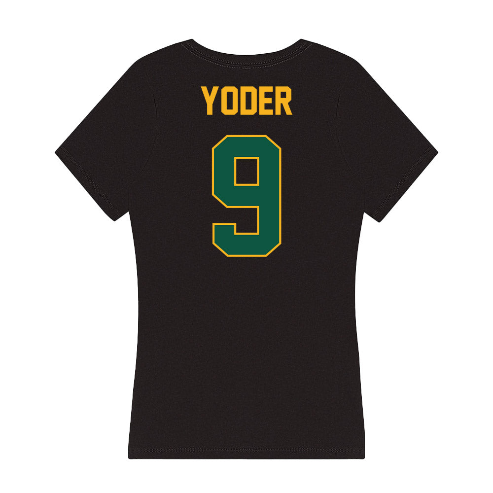 William & Mary - NCAA Football : Bronson Yoder - Women's V-Neck T-Shirt-1
