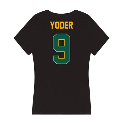 William & Mary - NCAA Football : Bronson Yoder - Women's V-Neck T-Shirt-1