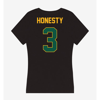 William & Mary - NCAA Football : Alfred Honesty - Women's V-Neck T-Shirt-1