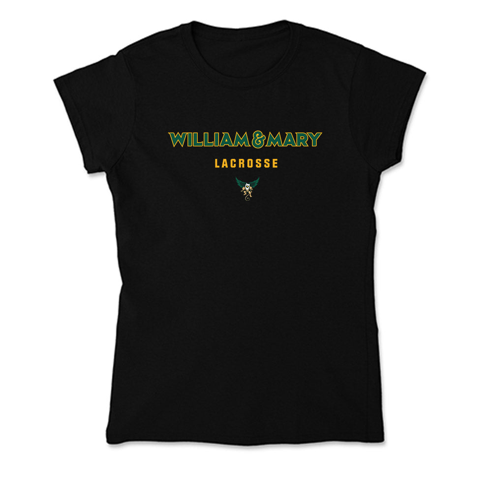 William & Mary - NCAA Women's Lacrosse : Delaney Roth - Soft Style Women’s T-Shirt-0