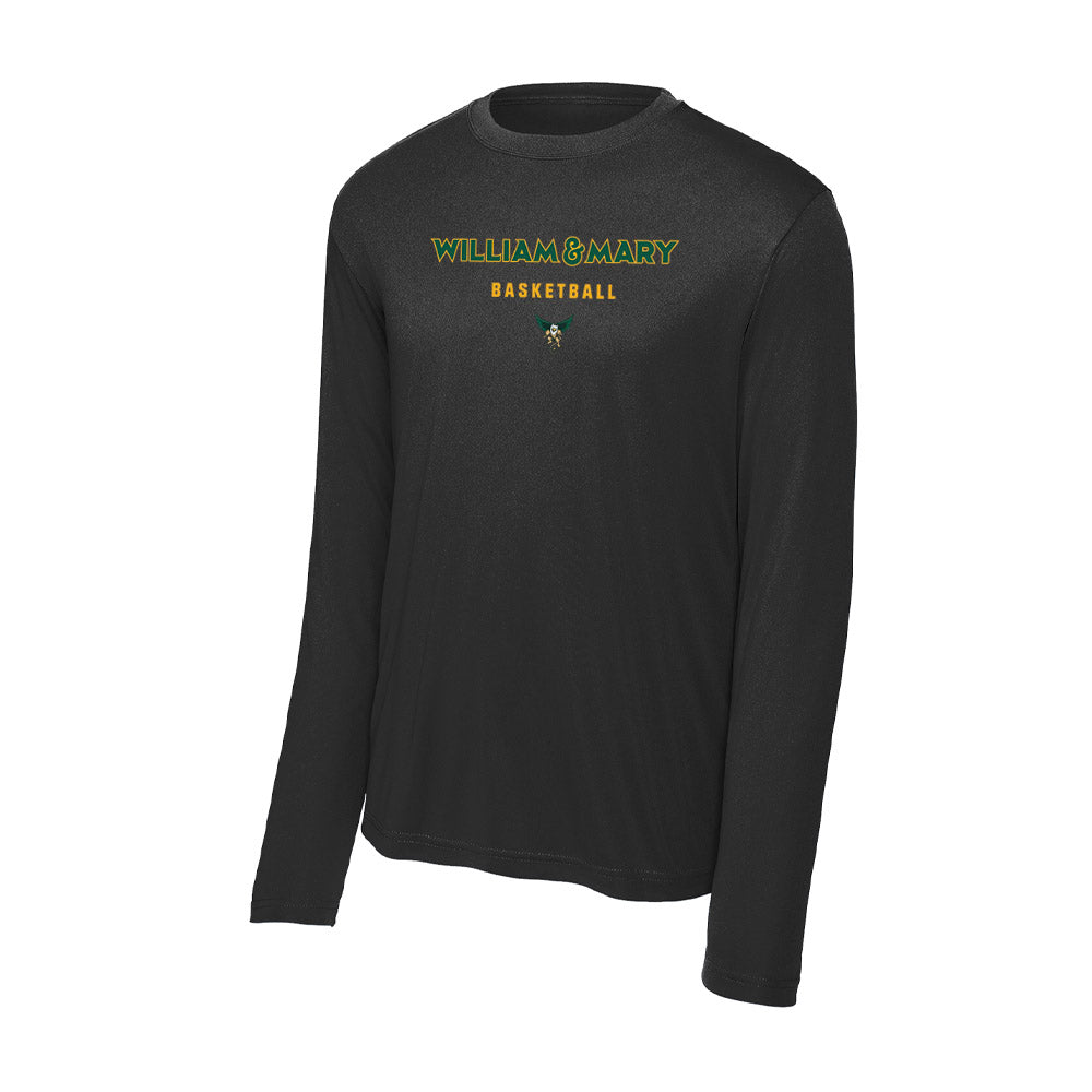 William & Mary - NCAA Women's Basketball : Amelia Basit - Activewear Long Sleeve T-Shirt-0