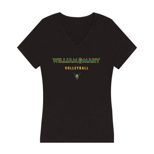 William & Mary - NCAA Women's Volleyball : Shylah Swope - Women's V-Neck T-Shirt-0