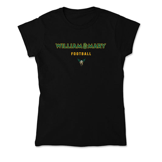 William & Mary - NCAA Football : Tyler Hughes - Soft Style Women’s T-Shirt-0