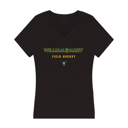 William & Mary - NCAA Women's Field Hockey : Sophie Ermellini - Women's V-Neck T-Shirt-0