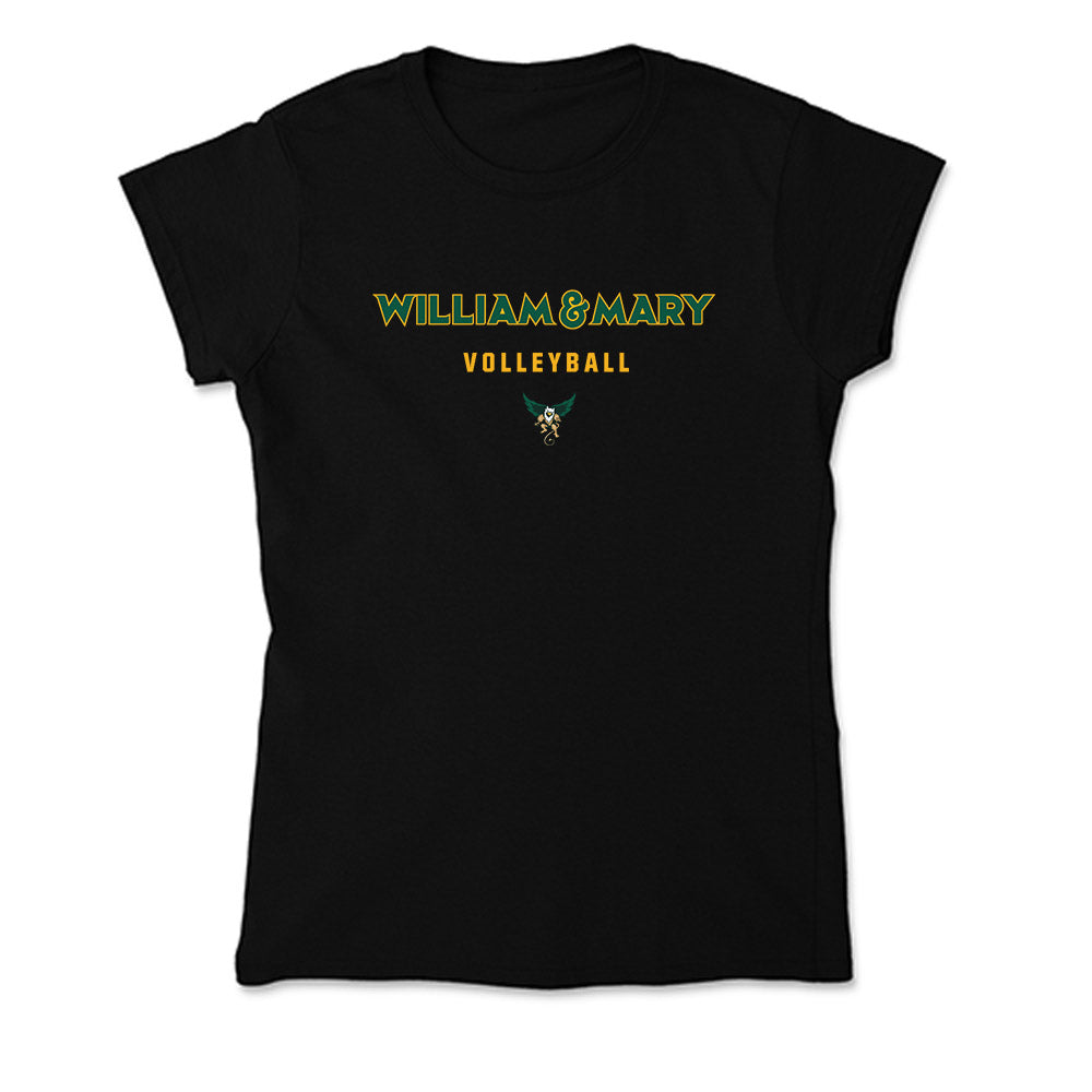 William & Mary - NCAA Women's Volleyball : Damisi Osibodu - Soft Style Women’s T-Shirt-0